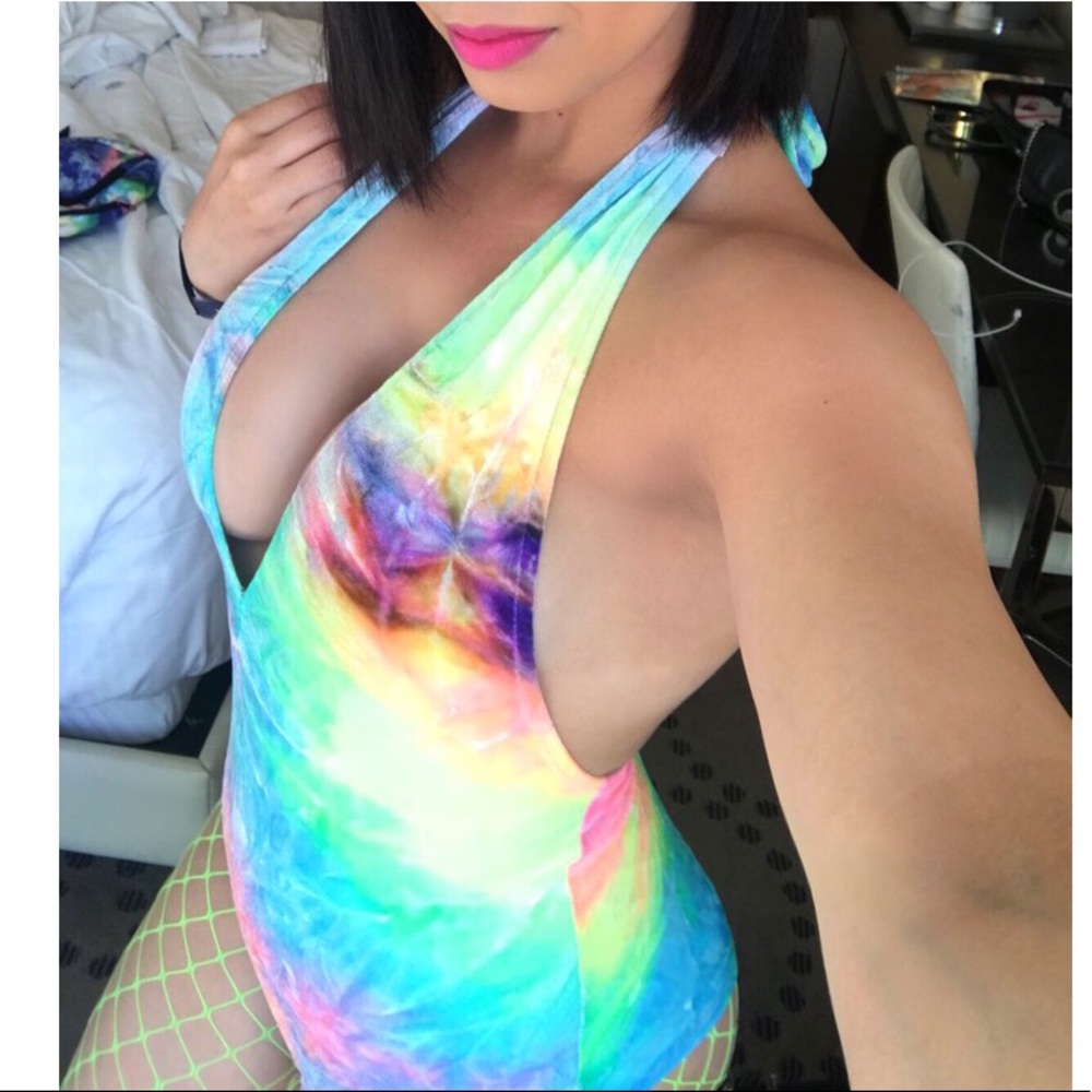 Tie dye bodysuit